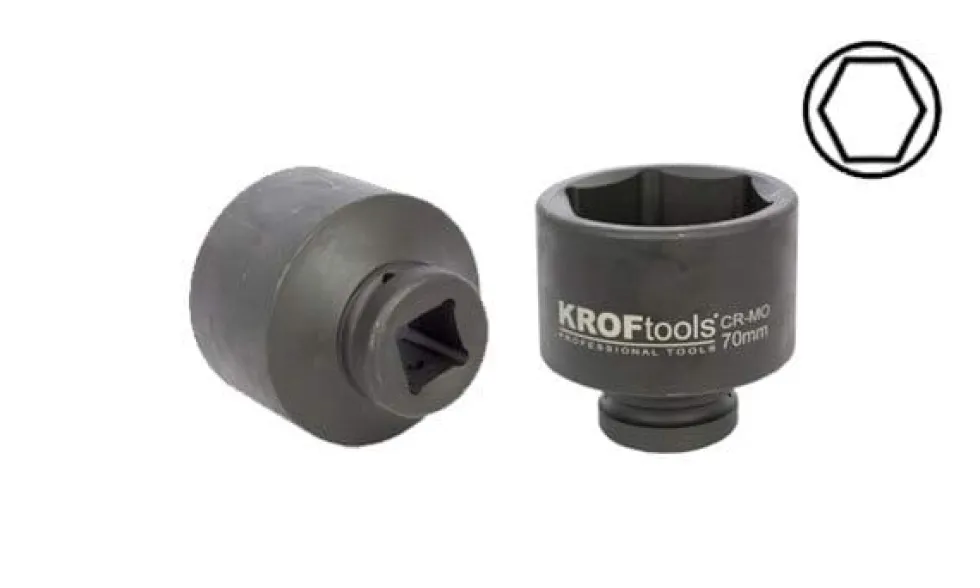 Chaves Curtas 1” Impacto 19-80mm Kroftools