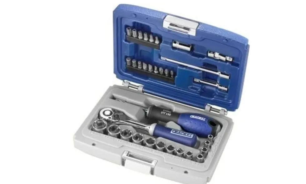 Chaves de Caixa e Acessórios 34pcs 1/4" Expert E194672