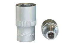 Chaves de Caixa 1/4" 4-14mm Curta Hexagonal Kroftools