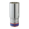 Chaves de caixa 1/2"8mm longa 12 faces King Tony 423008M