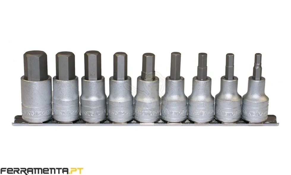 Chaves de Caixa 1/2'' 9 Peças Teng Tools M1212