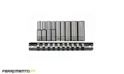 Chaves de caixa 1/4'' 9 Peças Teng Tools M1407