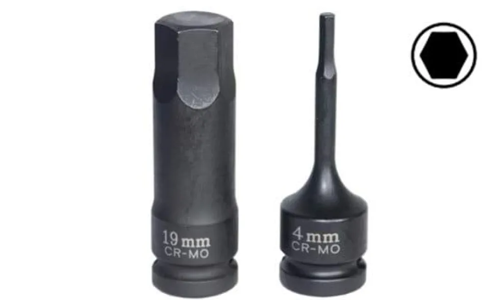 Chaves 1/2” Impacto 4-19mm Hexagonal Kroftools