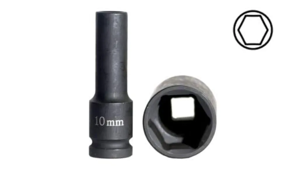 Chaves Longas 1/2” Impacto 10-32mm Hexagonal Kroftools