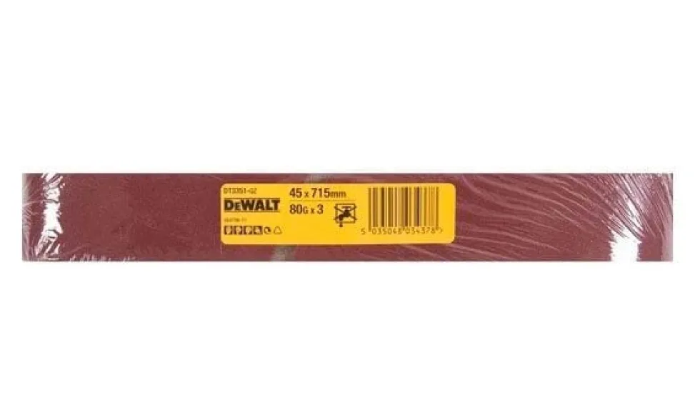 Cintas de Lixa 45x715 mm Grão 80 Dewalt DT3351-QZ