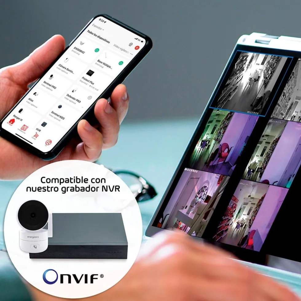 Câmara 5G Wifi 6 Ultra HD Sentinel Pro Energeeks EG-CIP006
