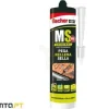 Cola e Veda MS SELLANTE/ADH Preto 290ml Fischer 502489