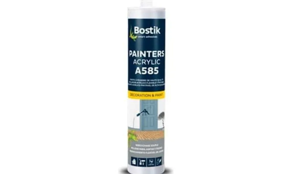 Cola e Veda - Selante Acrílico Pintável de Alta Qualidade Branco 300ml Bostik