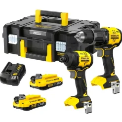 Combo Kit 18V Brushless FatMax Stanley SFMCK201D2T-QW