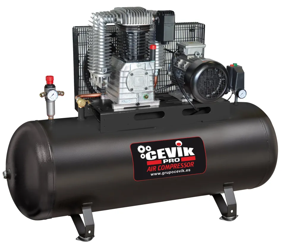 Compressor de correia 270l 5.5hp 14b 400v Cevik pro ca-pro314-5.5tf