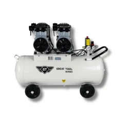 Compressor Silencioso Isento De Óleo 100L 4HP 230V Great Tool CP010000CMS