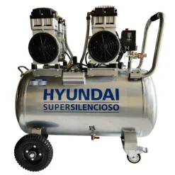 Compressor Silencioso 100L 8 Bar 2200W Hyundai HYAC100-3S