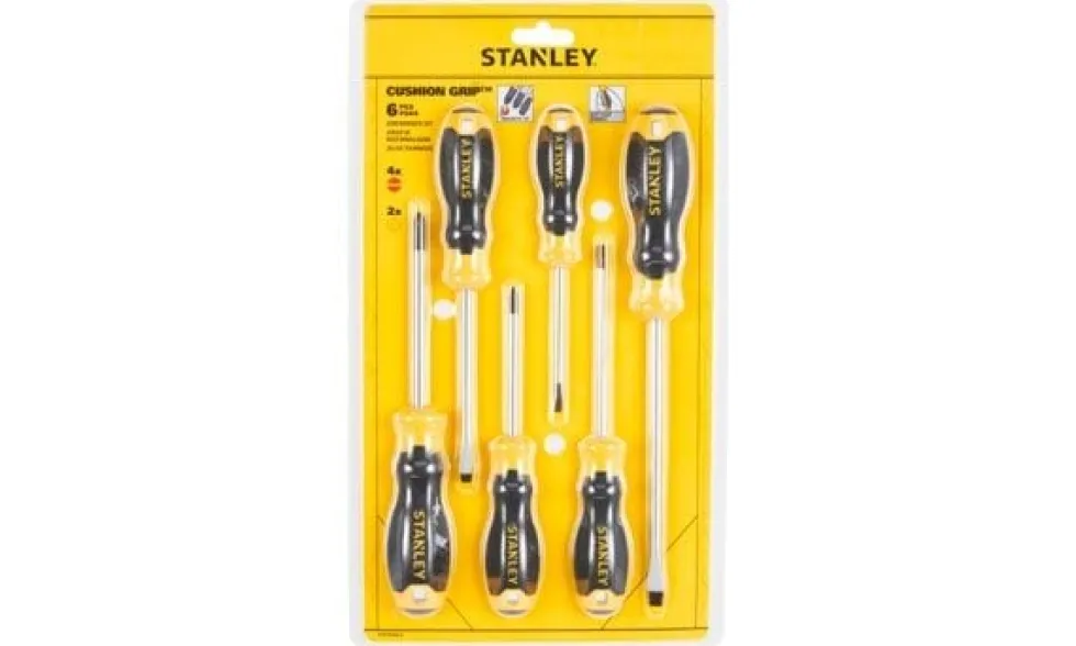Conjunto Chaves de Fenda Cushion Grip - 6 Pcs Stanley STHT16165-0