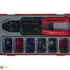 Conjunto de Alicate de cravar com terminais Teng Tools TTCP121