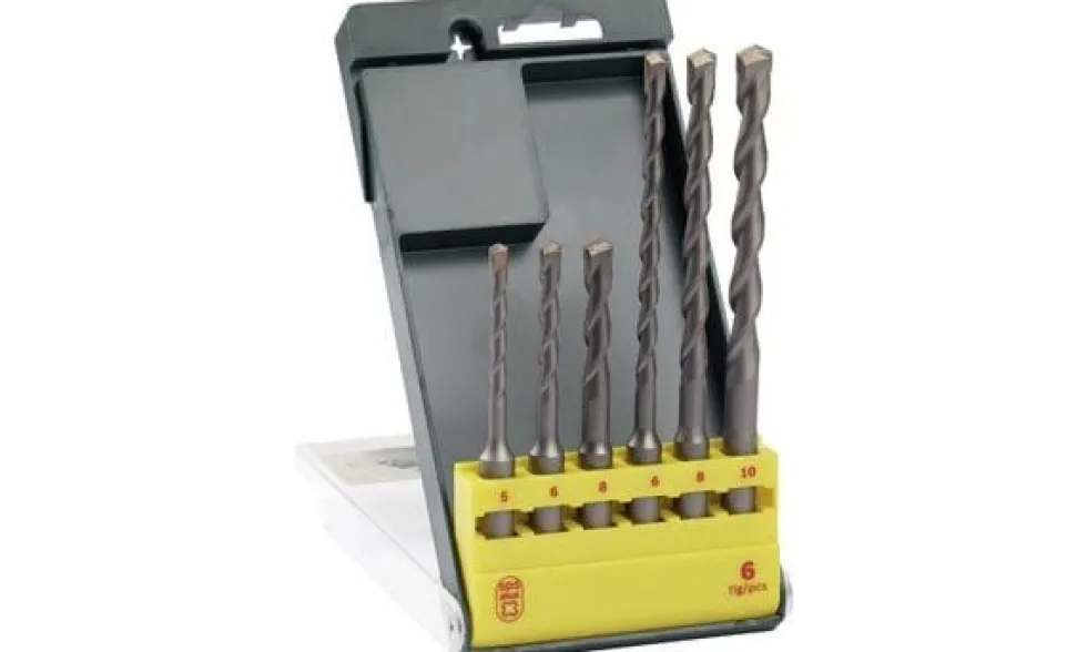 Conjunto de brocas de martelo SDS-Plus 6un Bosch 2607019447