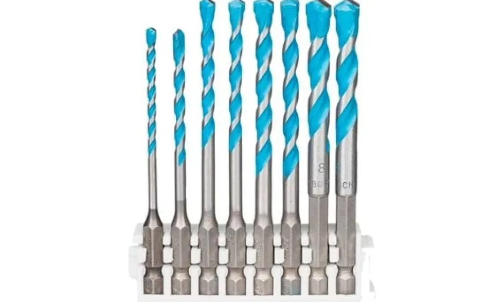 Conjunto de 8 Brocas HEX-9 MultiConstruction 3 - 8 mm Bosch