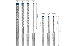 Conjunto de 7 Brocas P/ Martelo EXPERT SDS-PLUS 7X Ø 5 -10 mm Bosch 2608900195