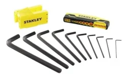 Conjunto de Chaves Allen Hexagonais - 10 Pcs Stanley 0-89-904