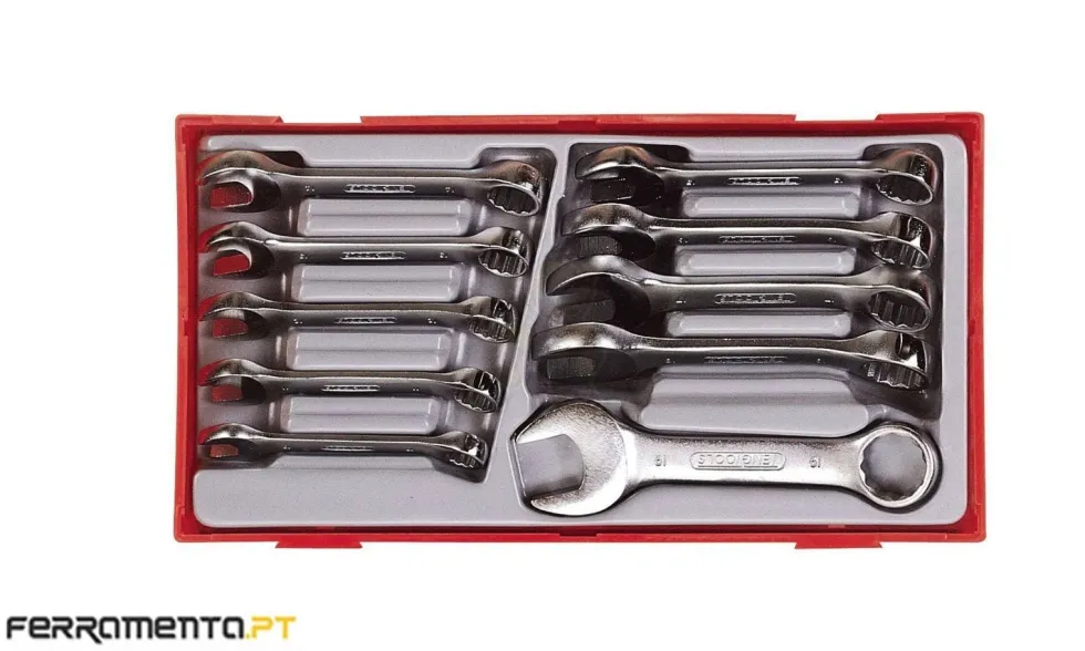 Conjunto de Chaves boca luneta curtas Teng Tools TT6010M