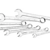Conjunto de Chaves Boca Luneta - 7Pcs Stanley STMT82842-0