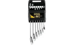 Conjunto de Chaves Combinadas c/ Roquete - 7 Pcs Stanley FMMT82848-0