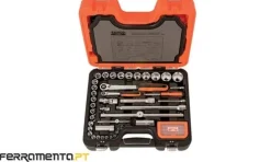 Conjunto de Chaves de Caixa 1/4" e 1/2" Bahco S95