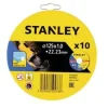 Conjunto de Discos de Corte 125mm – 10Uni Stanley STA38257-XJ