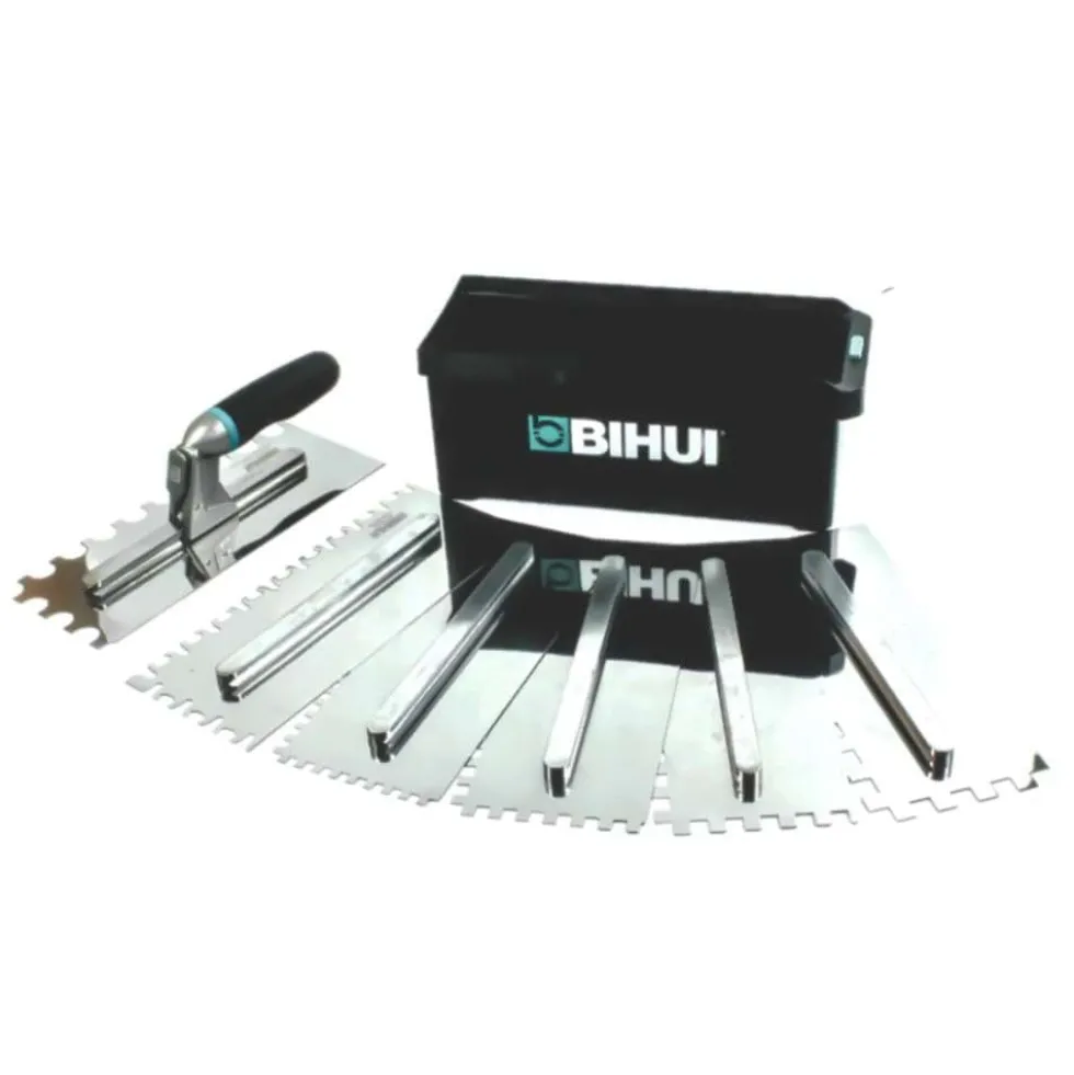 Conjunto de 6 Espátulas Dentadas em Aço Inox BIHUI PTSJG8