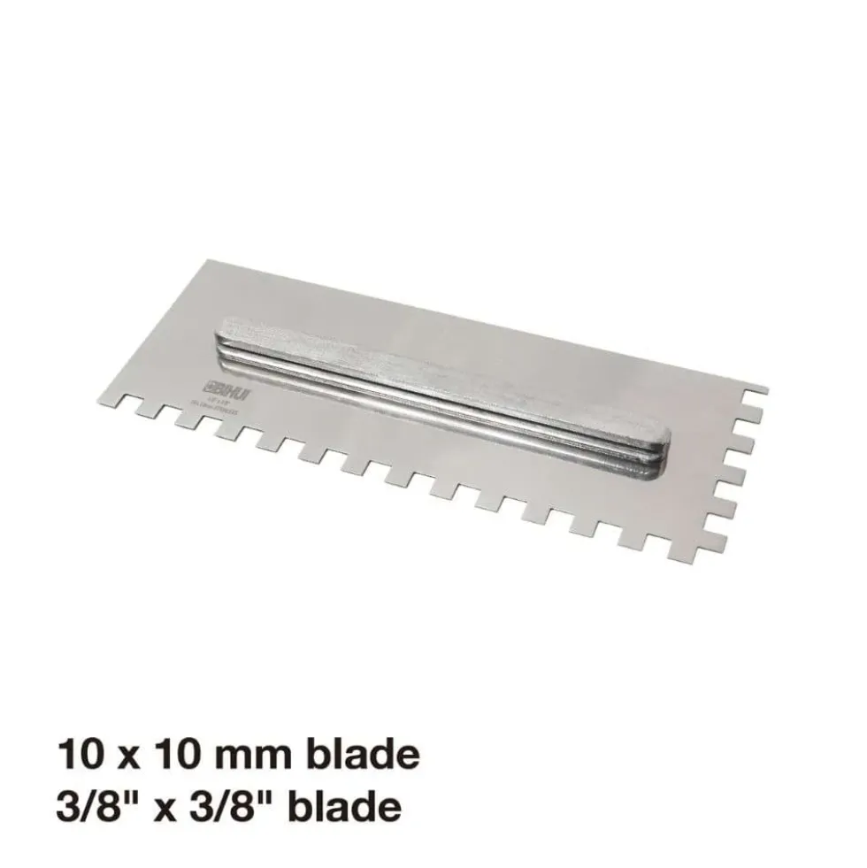 Conjunto de 6 Espátulas Dentadas em Aço Inox BIHUI PTSJG8