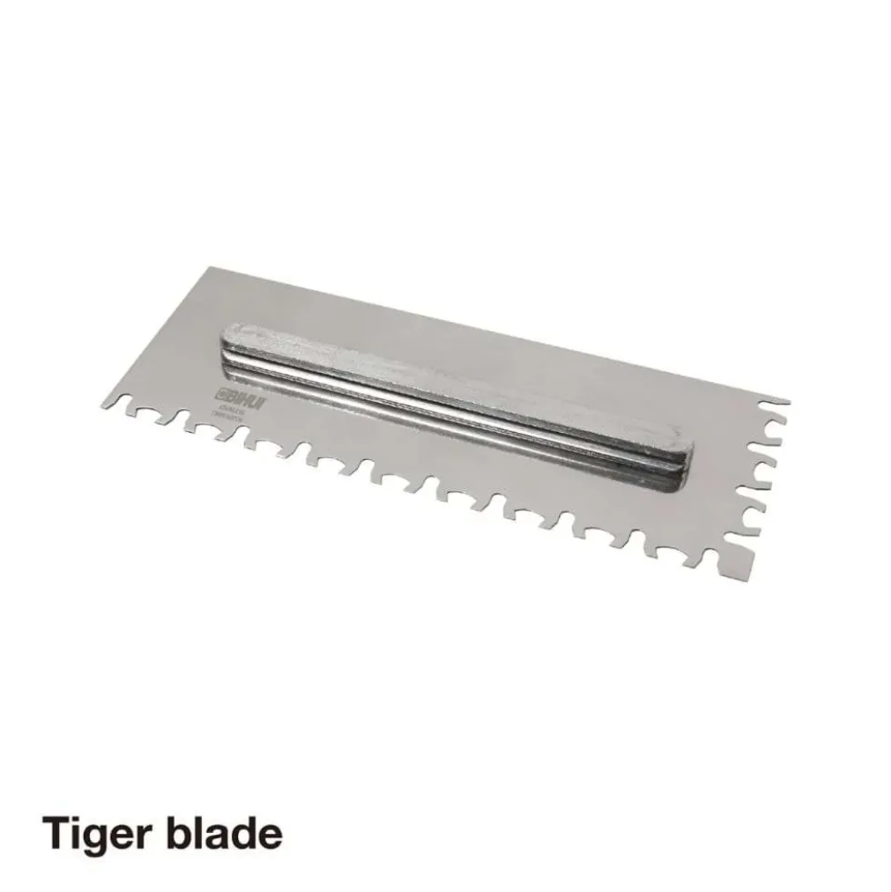 Conjunto de 6 Espátulas Dentadas em Aço Inox BIHUI PTSJG8