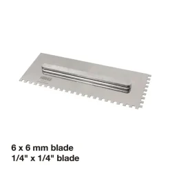 Conjunto de 6 Espátulas Dentadas em Aço Inox BIHUI PTSJG8
