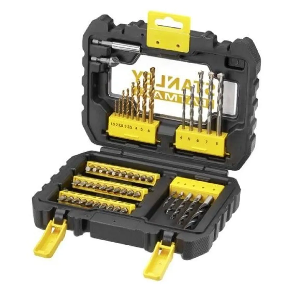 Conjunto de 50 peças para furar e aparafusar Stanley STA88542-XJ