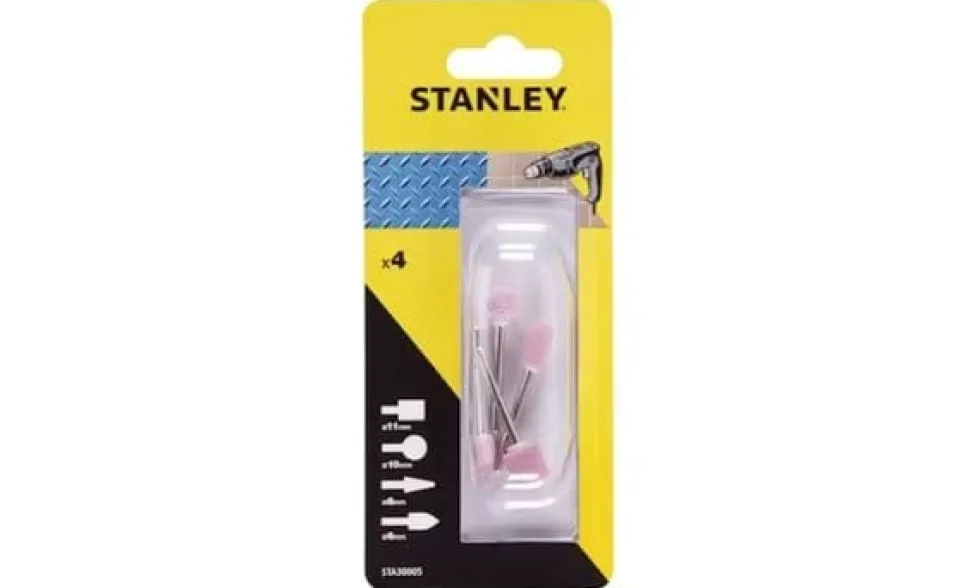Conjunto de 4 Pontas Abrasivas 6-11mm Stanley STA30005-XJ