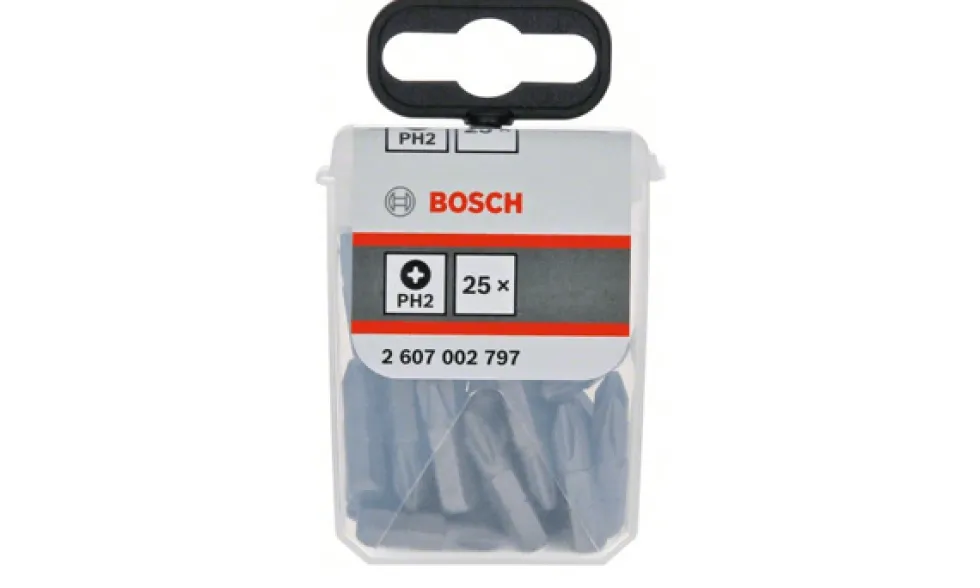 Conjunto de Pontas de Aparafusar PH2 Bosch 2607002797