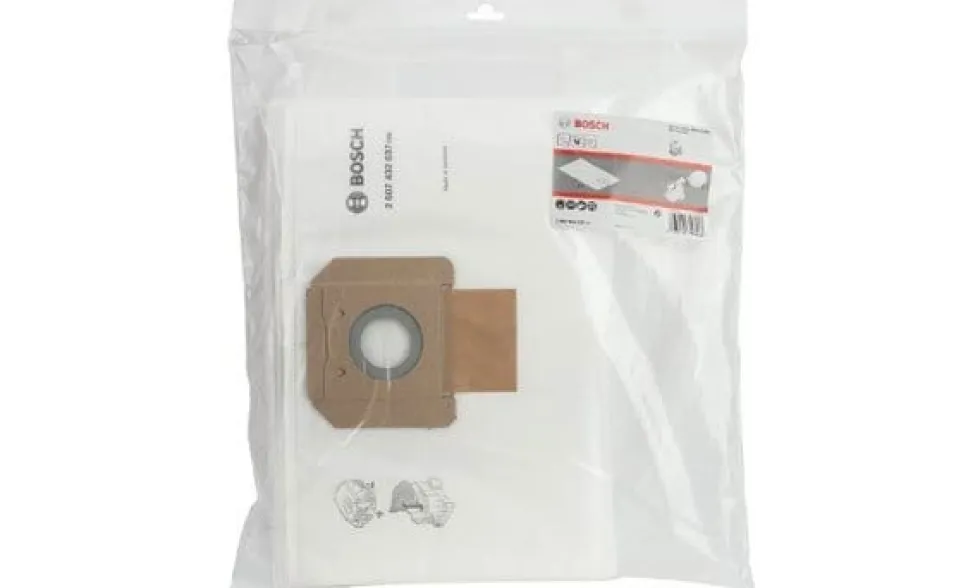 Conjunto de Sacos de Pó p/ Aspiradores GAS Bosch 2607432037