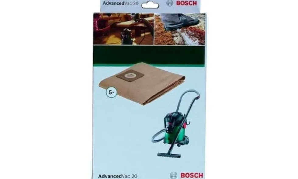 Conjunto de 5 Sacos p/ AdvancedVac 20 Bosch 2609256F33