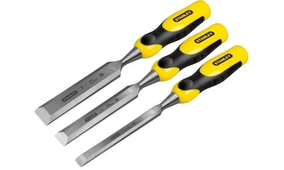 Conjunto Formões Fio Biselado - 3 Pcs Stanley 2-16-883