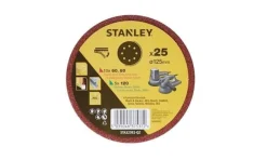 Conjunto Misto de Discos de Lixa - 25Uni Stanley STA32392-QZ