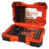 Conjunto 27 Pcs P/ Aparafusar e Furar Black Decker A7235-XJ