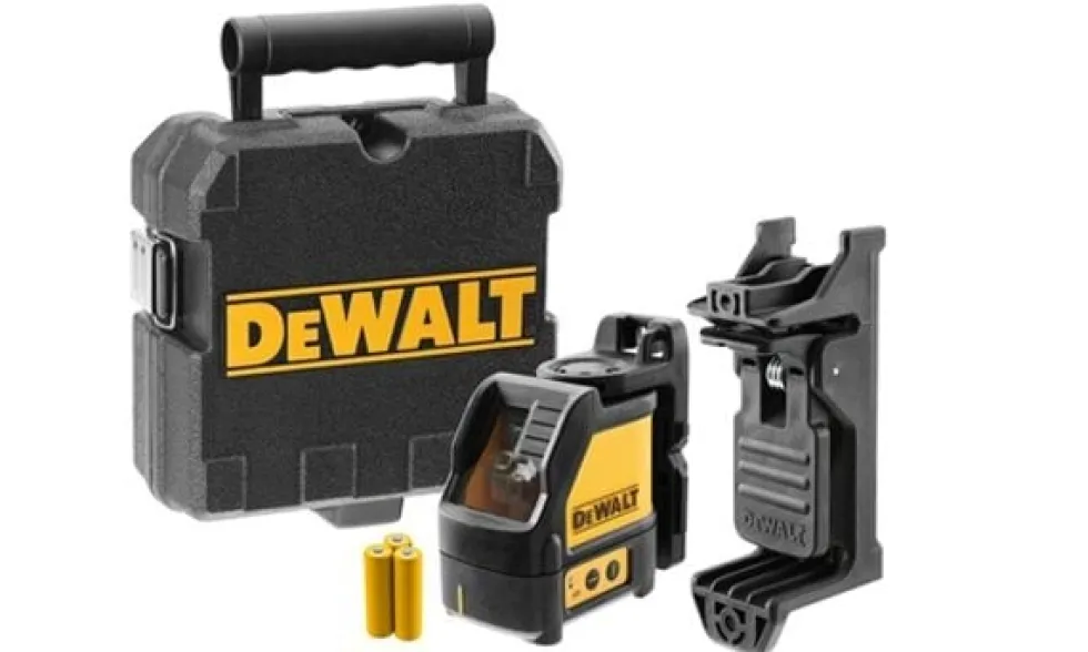 DeWalt Nível Laser Luz Vermelha Cruzado DW088K