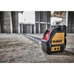 DeWalt Nível Laser Luz Vermelha Cruzado DW088K