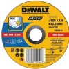 Disco De Corte De Alto Desempenho Para Aço Inox-OSA 125x1mm Dewalt DT43902-QZ