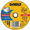 Disco De Corte De Alto Desempenho Para Aço Inox-OSA 125x1.2mm Dewalt DT43904-QZ