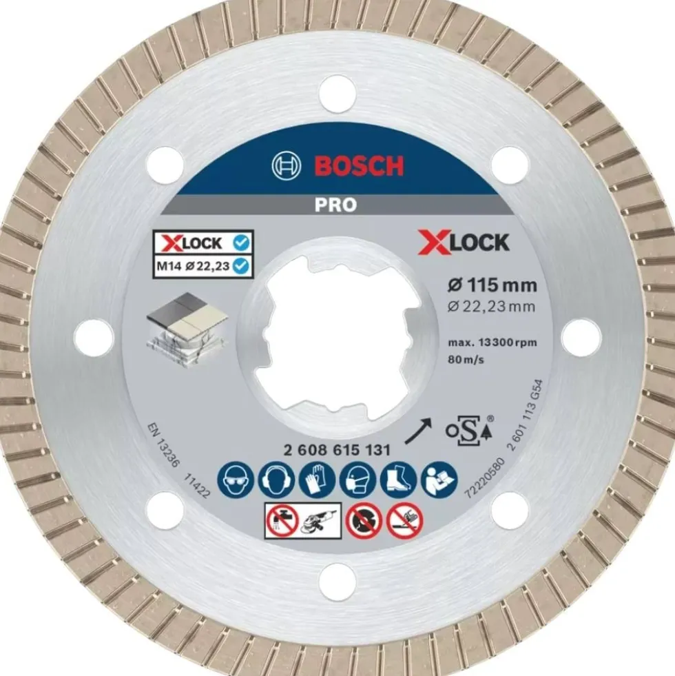 Disco de Corte Diamantado 115mm X-LOCK Bosch 2608615131