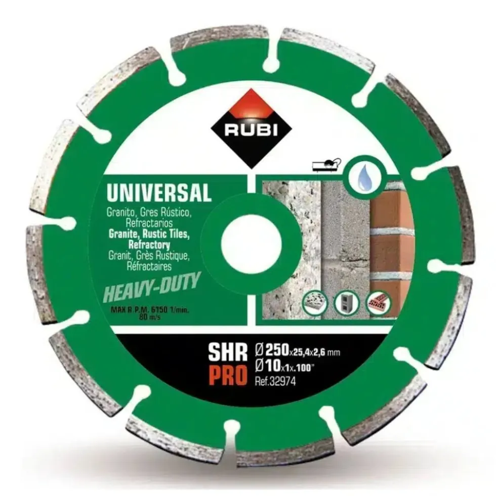 Disco de Corte Diamantado SHR 250 PRO Rubi 32974