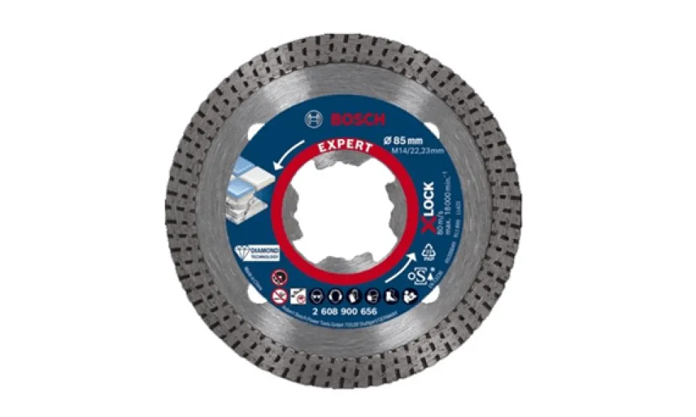 Disco De Corte Diamante p/ Cerâmica 22.23x85mm Bosch 2608900656