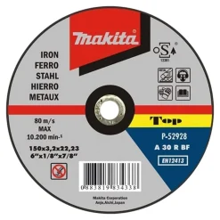 Disco de Corte Para Metal 150x3,2x22,23mm Makita P-52928