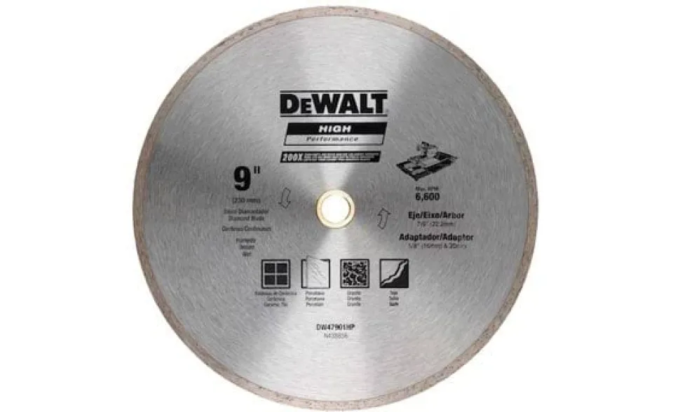 Disco de Corte Profissional P/ Corte De Ladrilhos 230mm Dewalt DW47901HP