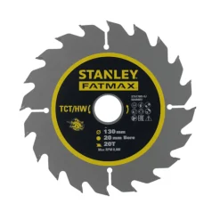 Disco de Corte TCT/HW STANLEY® FATMAX®130x20/16m