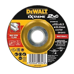 Disco De Desbaste Cóncavo P/ Metal 115x6.3mm Dewalt DT43946-QZ